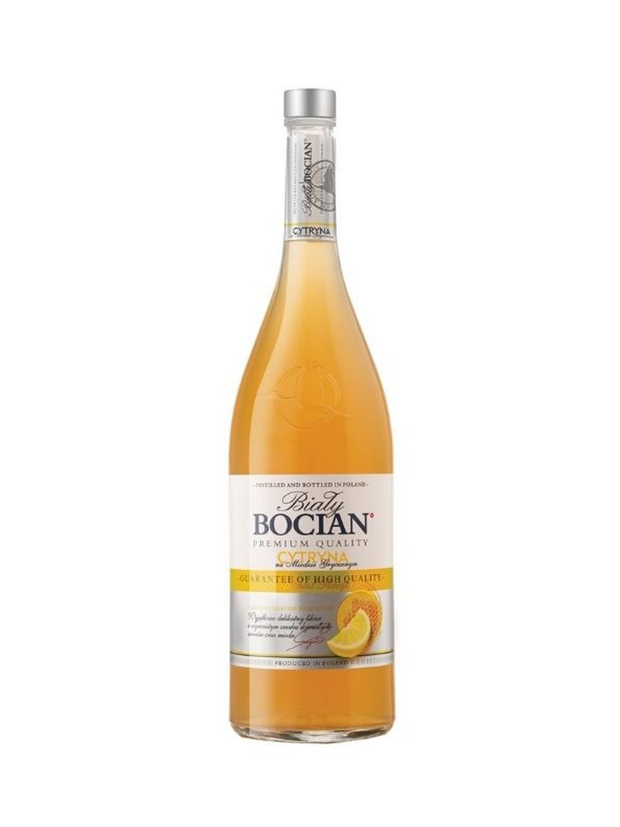 Bialy Bocian Lemon and Buckwheat Honey Vodka Liqueur (Cytryna na Miodzie Gryczanym) 50cl / 30%