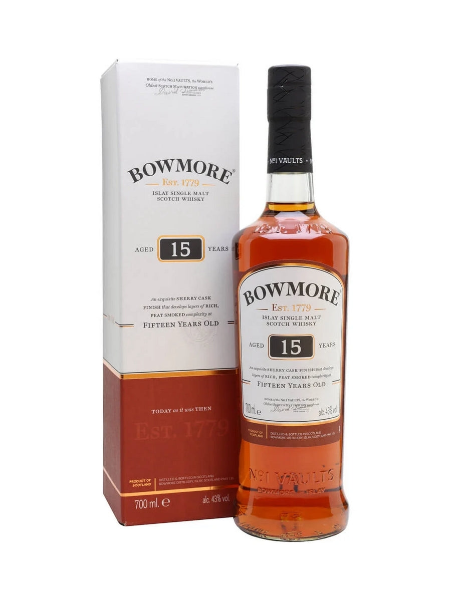 Bowmore 15 Year Old Whisky 70cl / 43%