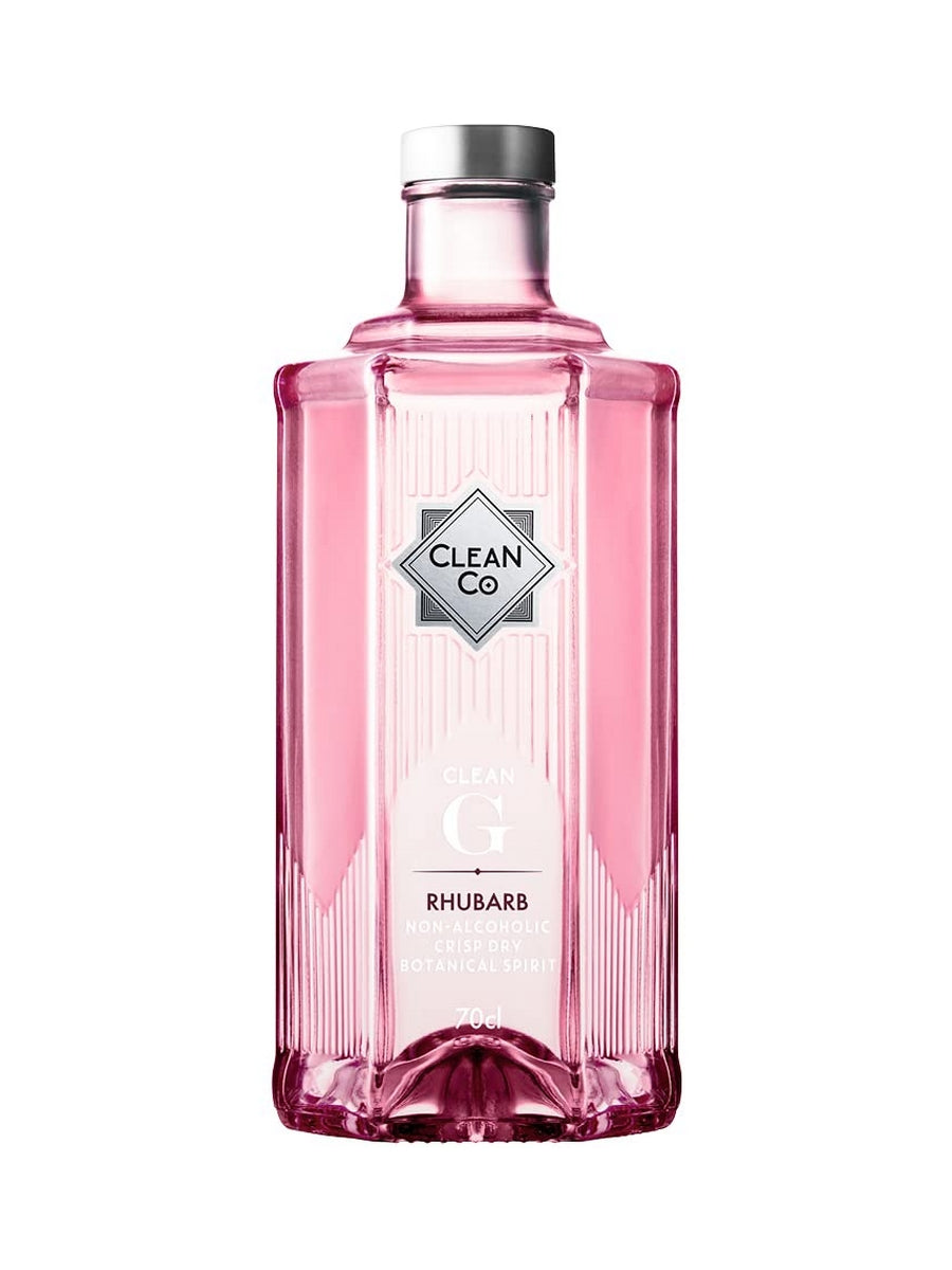 CleanCo Clean G Rhubarb Non-Alcoholic Pink Gin Alternative 70cl / 0%