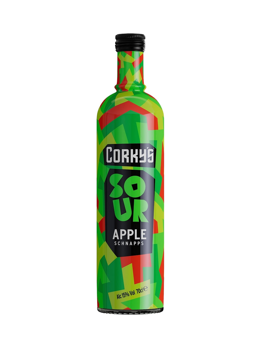 Corky's Sour Apple Schnapps  70cl / 15%