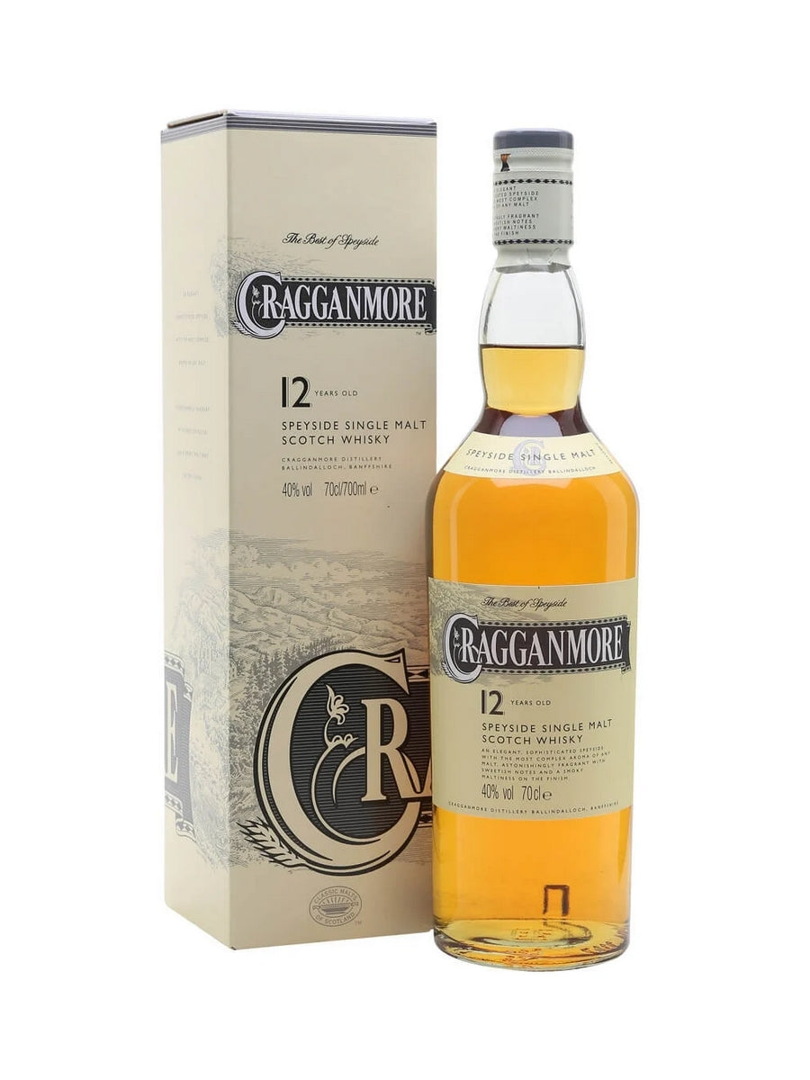 Cragganmore 12 Year Old Whisky 70cl / 40%