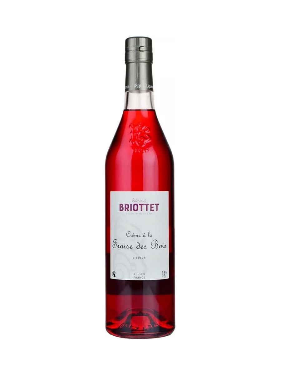 Edmond Briottet Crème à la Fraise des Bois (Wild Strawberry) Liqueur (70cl / 18%