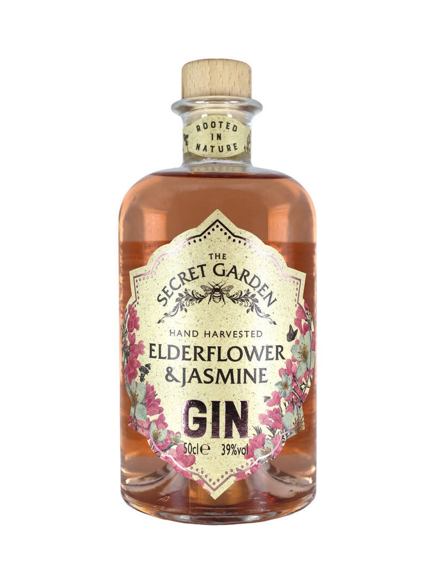 The Secret Garden Elderflower & Jasmine Gin 50cl / 39%