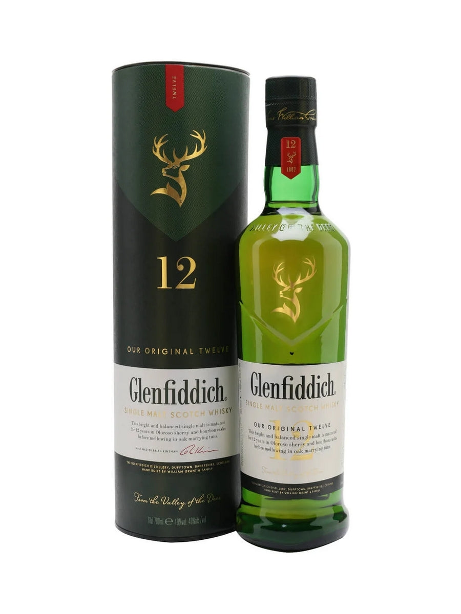 Glenfiddich 12 Year Old Whisky 70cl / 40%