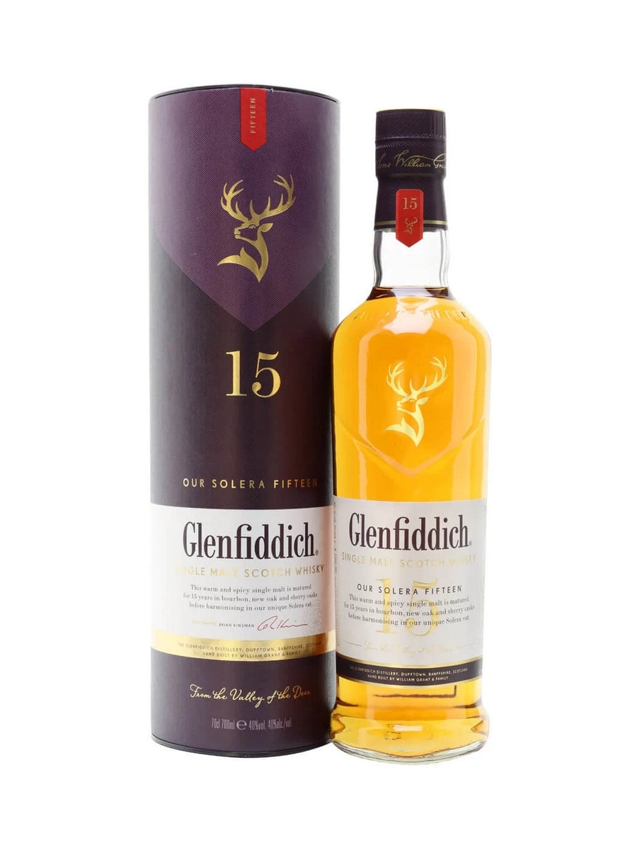 Glenfiddich 15 Year Old Single Malt Scotch Whisky 70cl / 40%