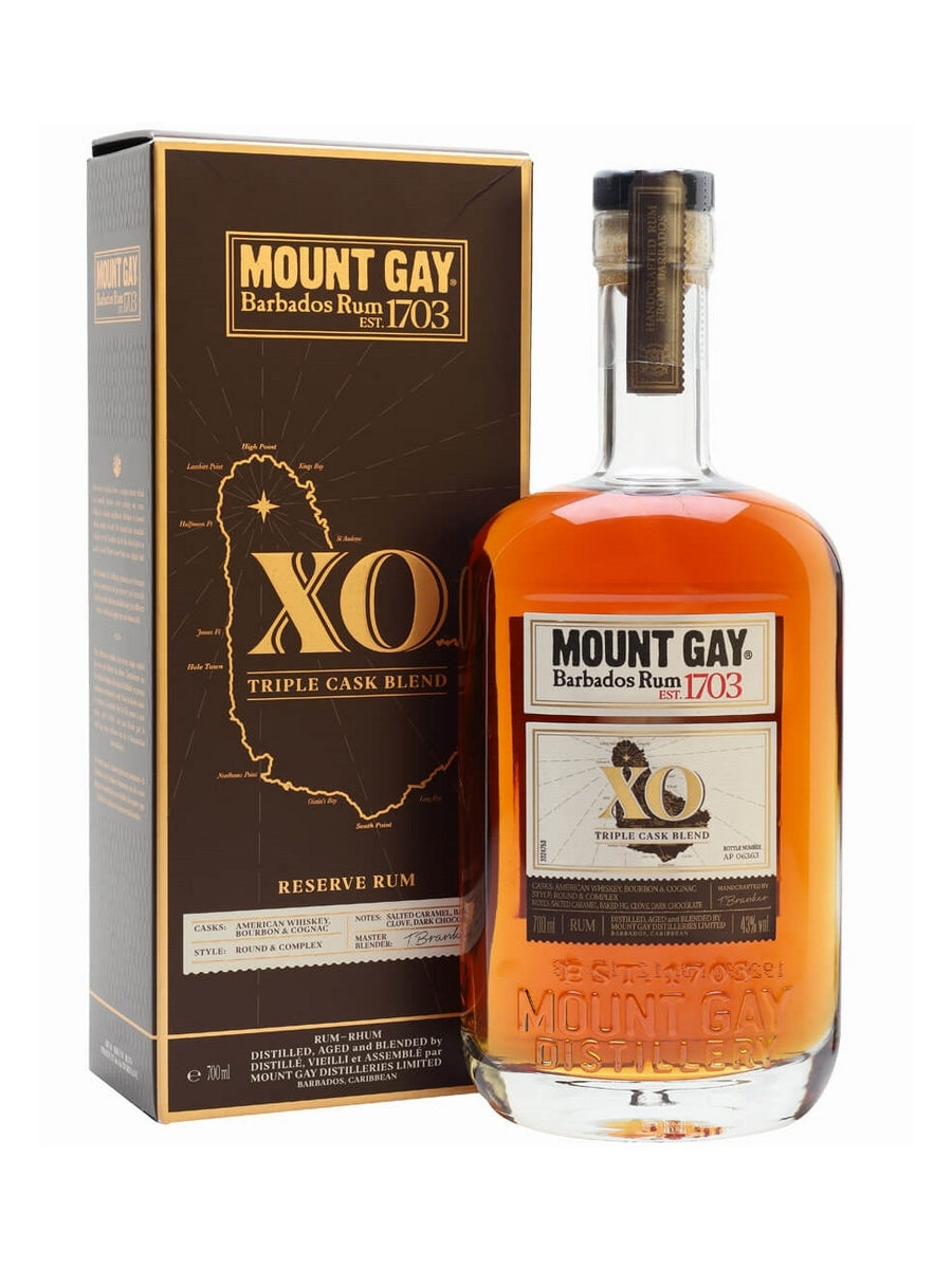 Mount Gay XO Triple Cask Blend Rum 70cl / 43%