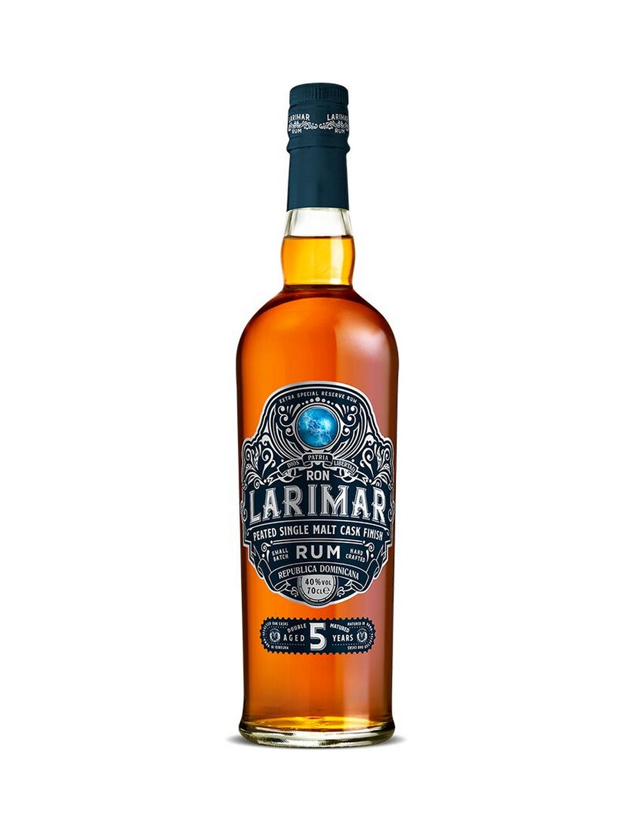 Ron Larimar 5 Year Old Peated Single Malt Cask Finish Rum 70cl / 40%