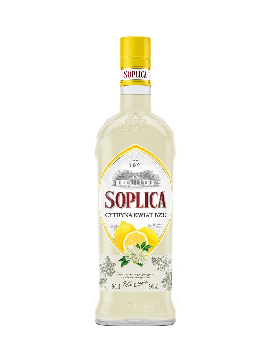 Soplica Lemon and Elderflower Vodka Liqueur (Cytryna•Kwiat Bzu) 50cl / 30%