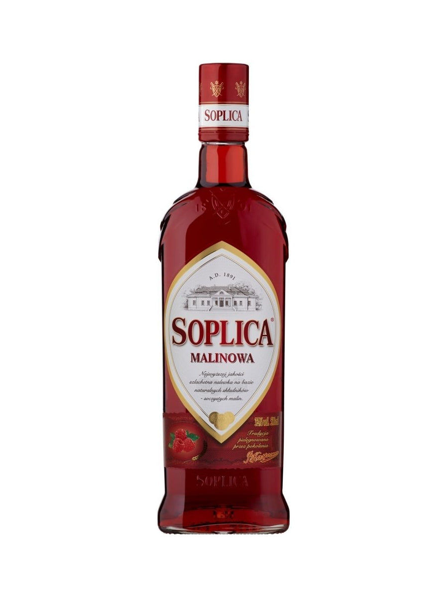 Soplica Raspberry Vodka Liqueur (Malinowa) 50cl / 28%