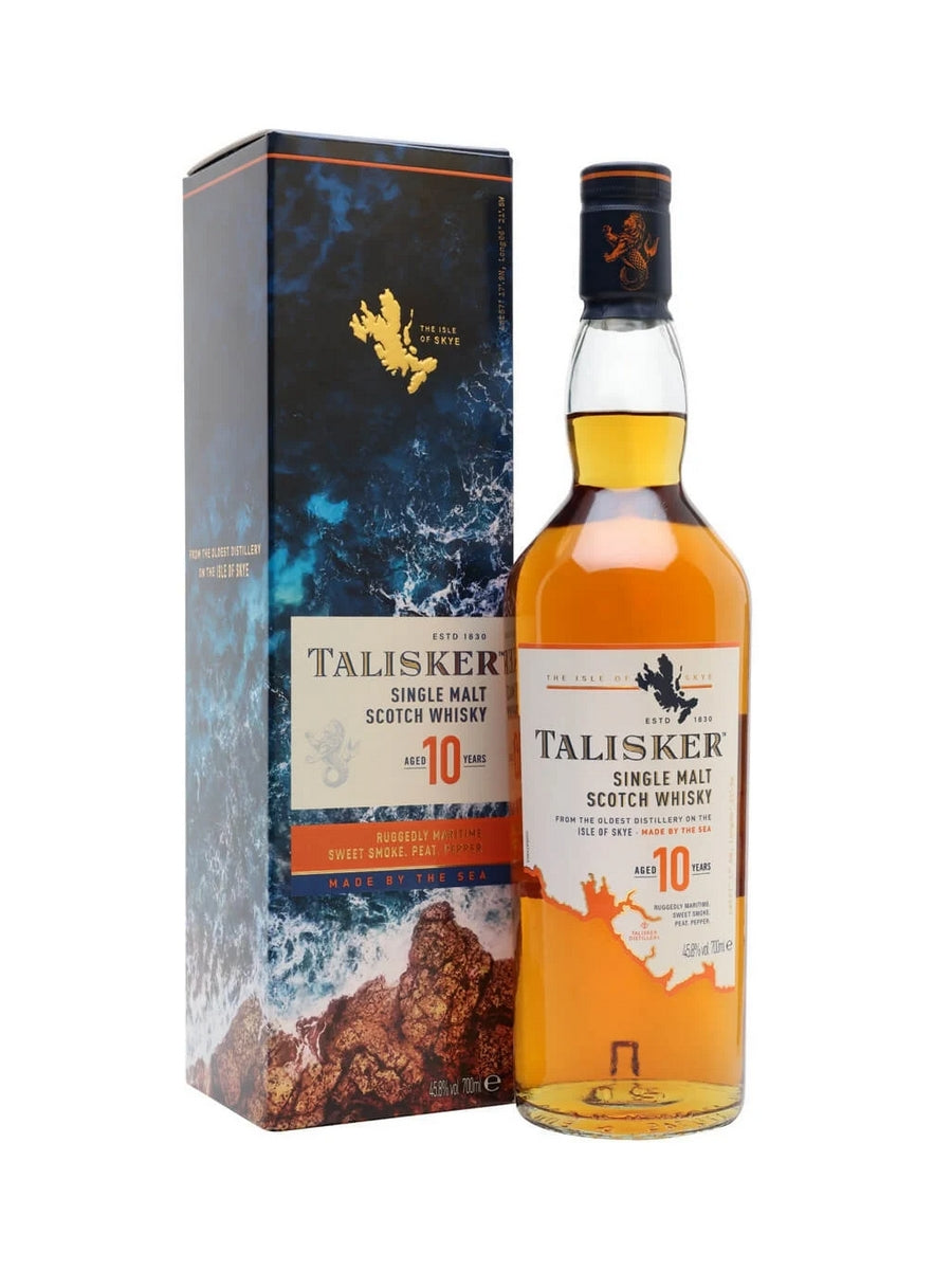 Talisker 10 Year Old Whisky 70cl / 45.8%