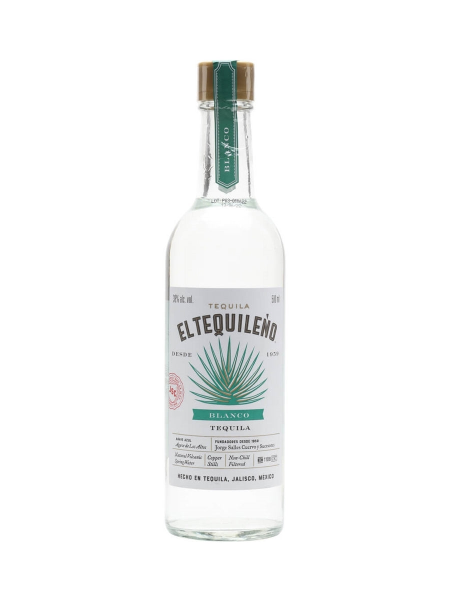 El Tequileño Blanco Tequila 50cl / 38%