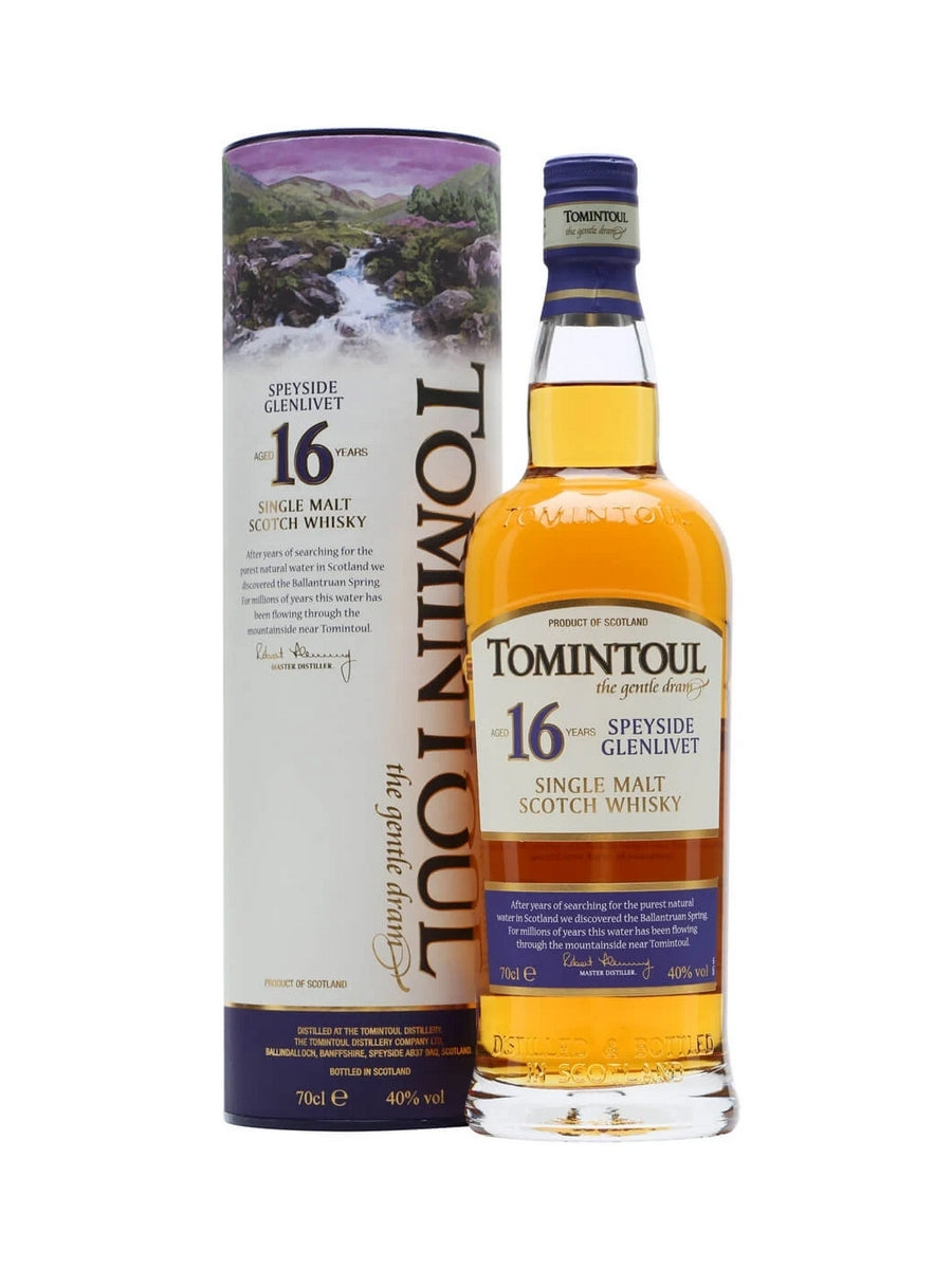 Tomintoul 16 Year Old Whisky 70cl / 40%