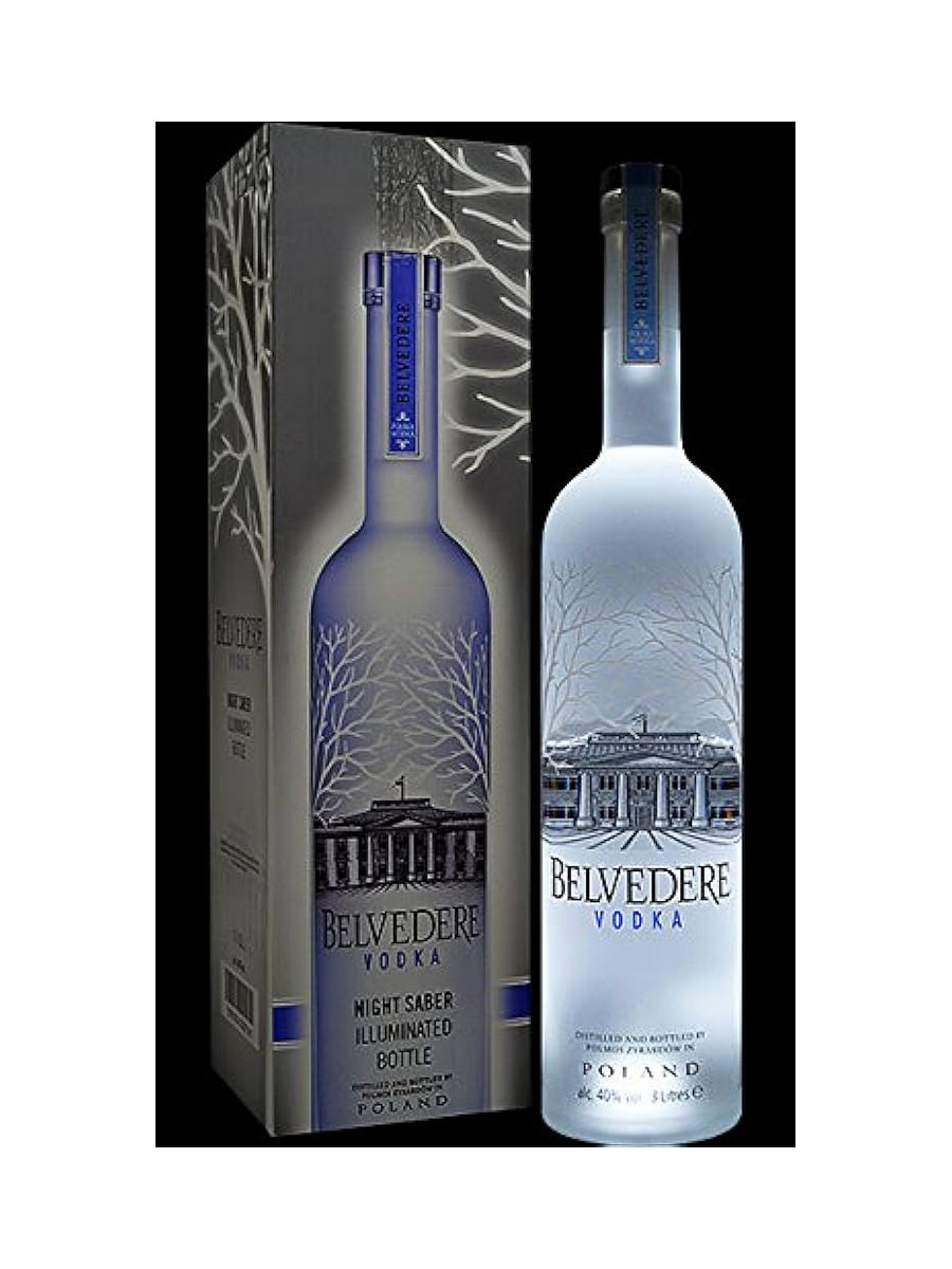 Belvedere Vodka Luminous 1.75L Night Sabre 175cl / 40%