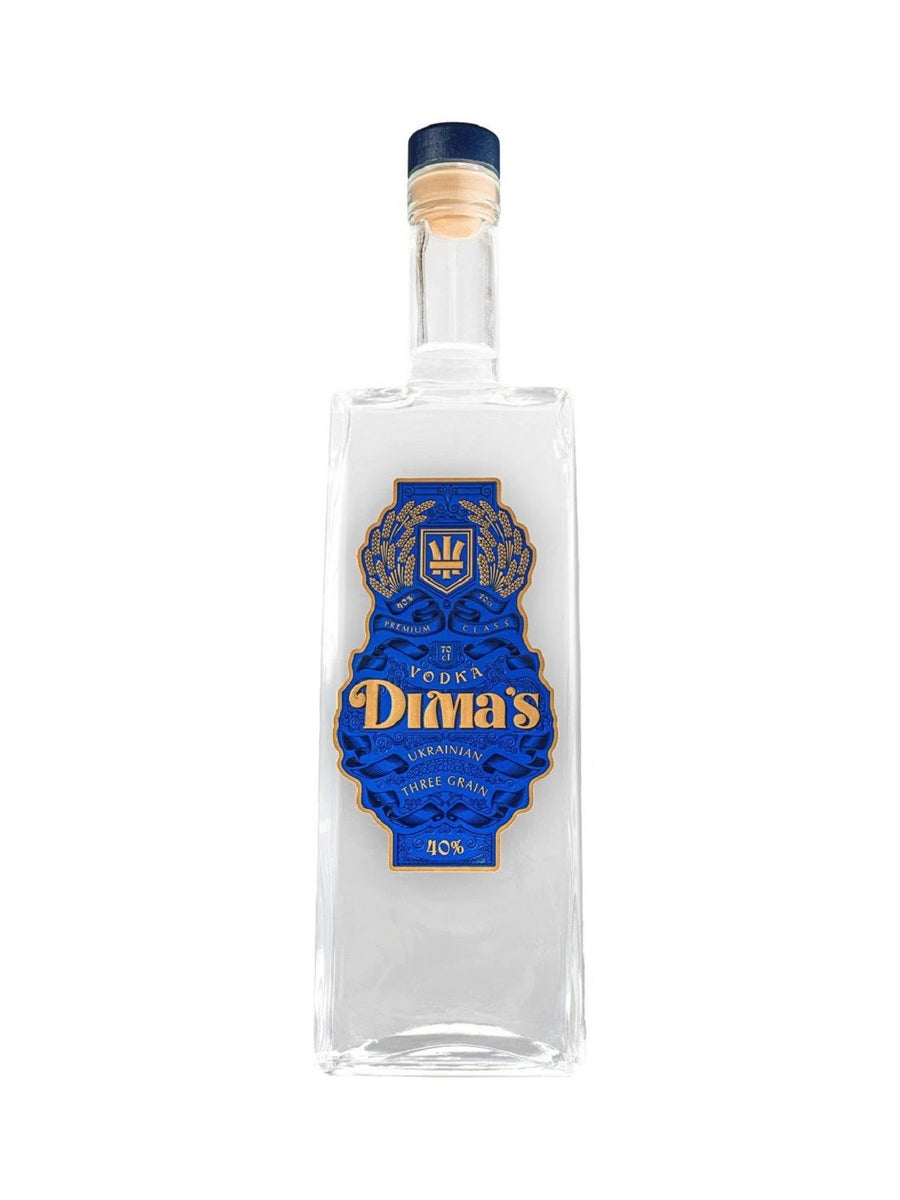 Dima's Vodka Ukrainian Three-Grain 70cl / 40%